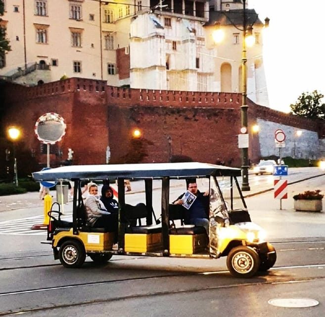 City Tour Cracow , golf car . Private full tour !! - Wawel Hill: Castle Views, the Dragon Statue, and Quick Shopping