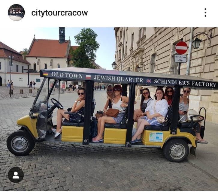 City Tour Cracow , golf car . Private full tour !! - Kazimierz Synagogues and Szeroka Street Photo Stops