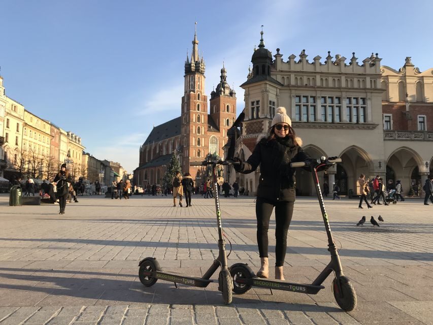 Electric Scooter Tour Krakow - Main Market Square to the viewpoint breaks (and a smart snack rhythm)