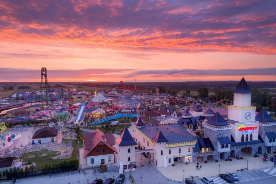 From Krakow: Energylandia Amusement Park Ticket & Transport - Inside the Park: 7 Themed Zones and 133 Attractions