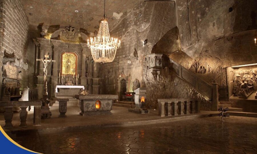From Krakow: Wieliczka Salt Mine Guided Tour - Entering the Mine: 380 Steps Down to 135 Meters Underground