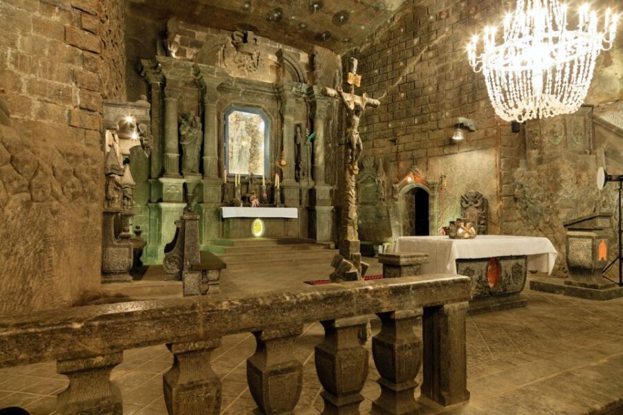 From Krakow: Wieliczka Salt Mine Tour with Guide - Inside Wieliczka: Salt Tunnels That Change the Way You See Art