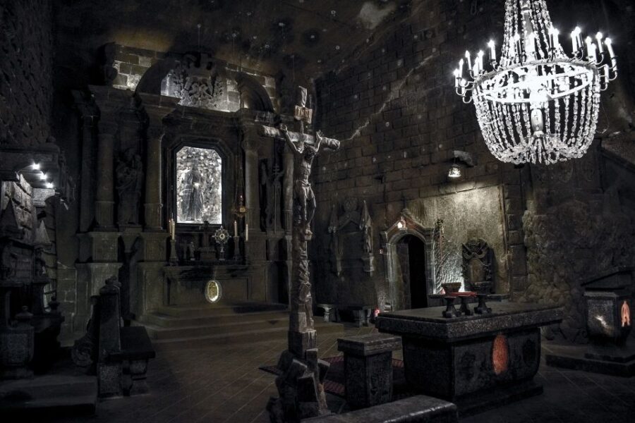 From Krakow: Wieliczka Salt Mine Tour with Hotel Pickup - The guided route underground: salt sculptures, carvings, and chambers