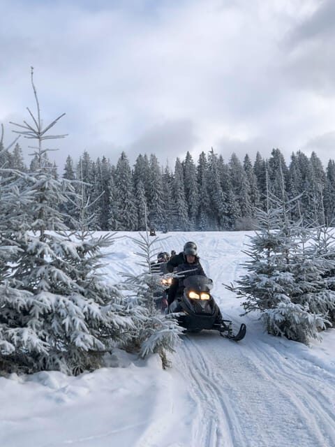 From Krakow: Zakopane Snowmobile NIGHT Ride, Bonfire, - Low-Snow Days: Quads Instead of Snowmobiles