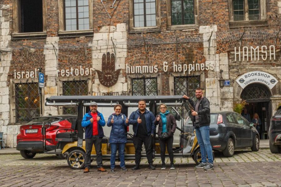 Krakow: City Tour Golf Cart & Schindler's Factory Guide Tour - Over 30 places in 3 hours: pacing, photo stops, and what you may trade off