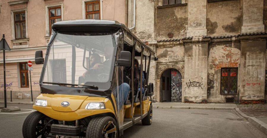 Krakow: City Tour Golf Cart & Schindler's Factory Guide Tour - Old Town essentials: Matejko Square, St. Florian’s Church, and Planty Park