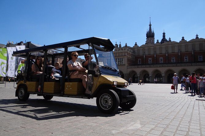 Krakow Grand City Tour by golf cart - All 3 districts - Kazimierz: synagogue streets, Szeroka Street, and the story of place