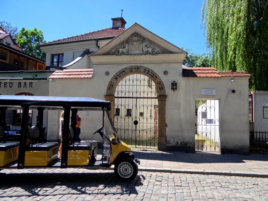Krakow: Jewish Quarter and Former Ghetto Tour by Golf Cart - Key points to know before you go