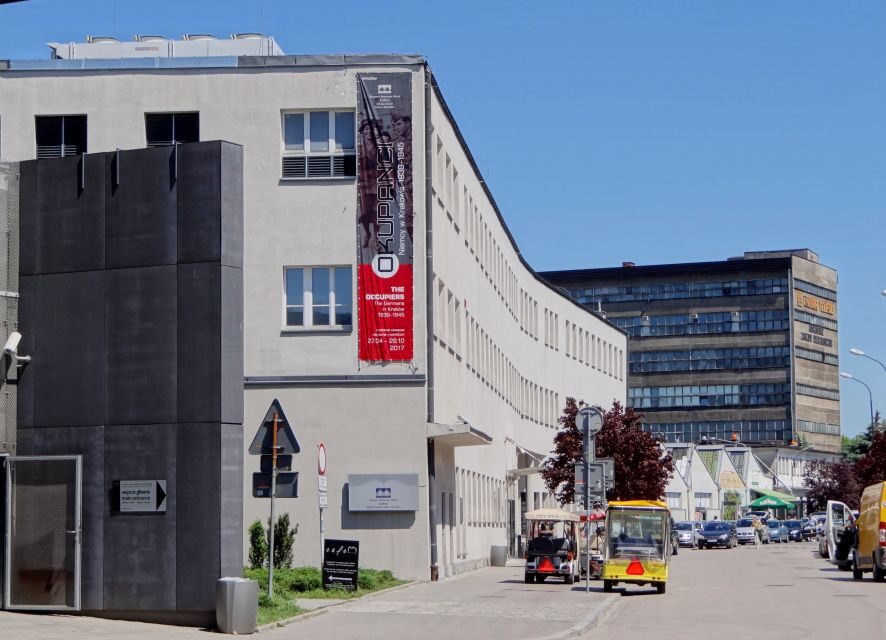 Krakow: Jewish Quarter and Former Ghetto Tour by Golf Cart - Schindler’s Factory finish: your self-paced way to extend the meaning