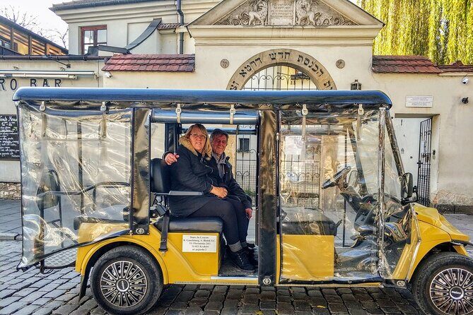 Krakow Jewish Quarter and Ghetto Tour by Electric Golf Cart - Finding the ghetto’s preserved wall fragment