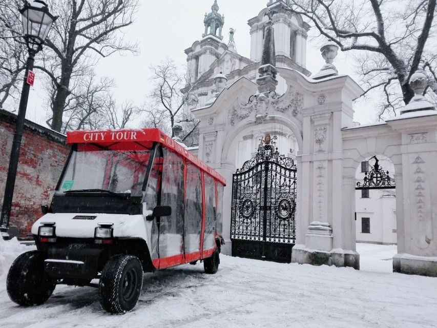 Krakow: Jewish Quarter and Schindler Factory by Golf Car - Inside Krakow’s Jewish Quarter: churches, synagogues you pass, and shared street life