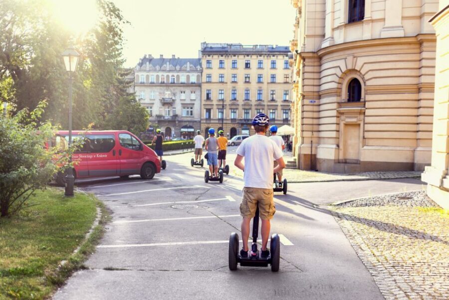 Krakow: Jewish Quarter Segway Tour - The Old Jewish meat market: from marketplace to modern hangouts