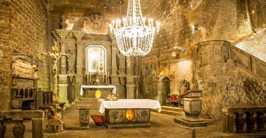 Krakow: Salt Mine Wieliczka Guided Tour Hotel Pickup - Salt Mine Museum stop and souvenir time
