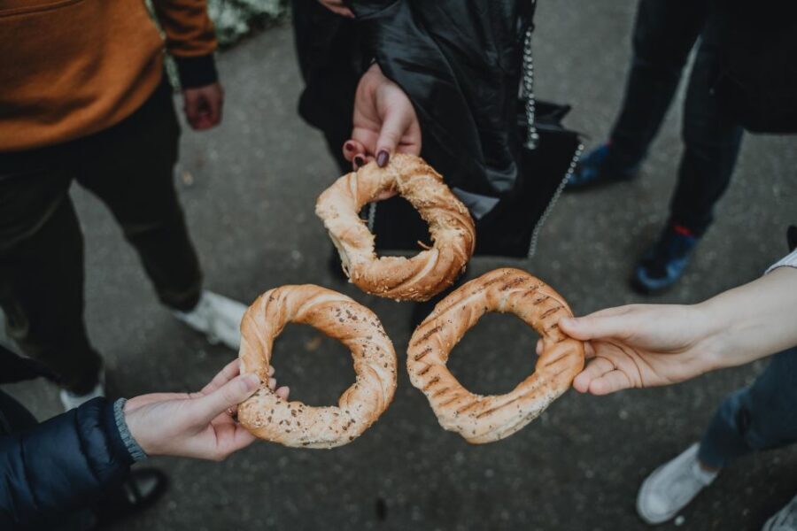 Krakow: Traditional Polish Food and Drinks Tasting Tour - Old Town walking and passing landmarks between bites