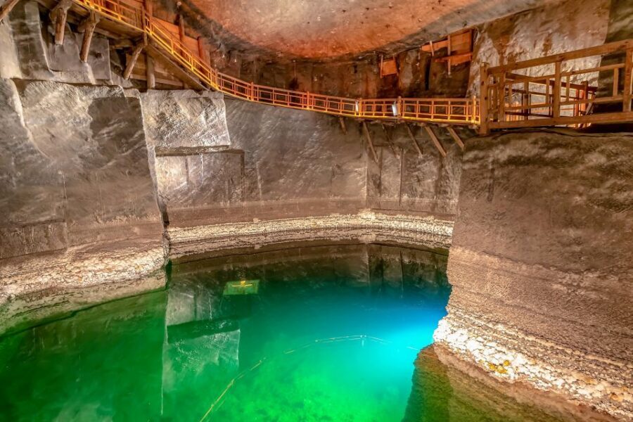 Kraków: Wieliczka Salt Mine Guided Tour with Hotel Pickup - Underground lakes and the mine’s microclimate effect