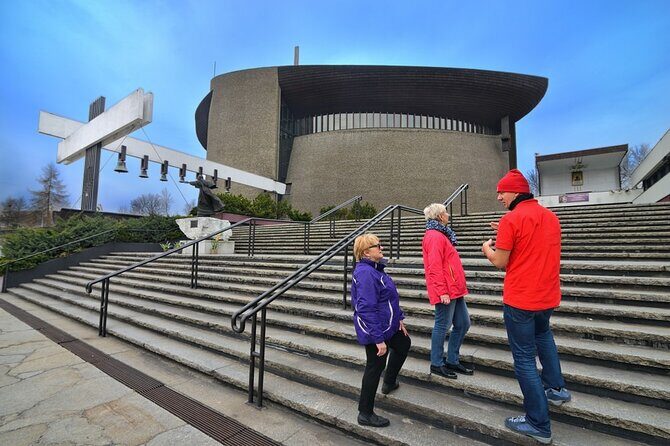 Nowa Huta Tour from Krakow: Communist City, Vodka & Zapiekanka - Arka Pana at the end: when faith turned into resistance